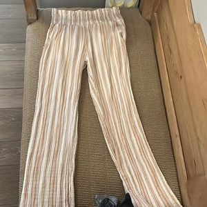 Billabong striped wide leg pants